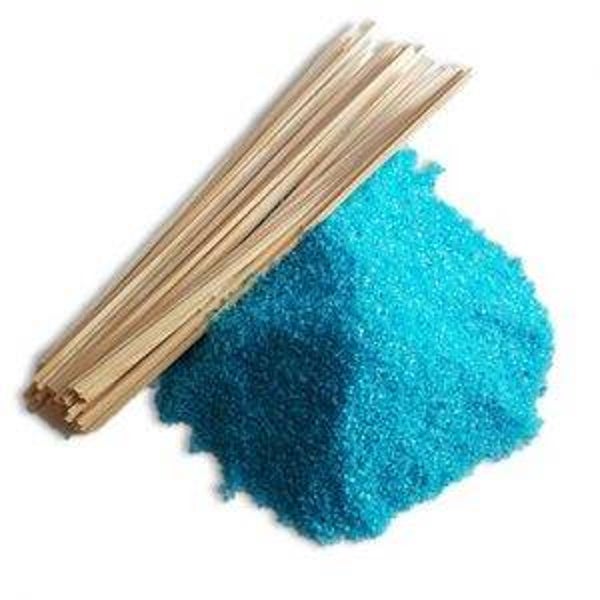 Extra porties suikerspin blauw