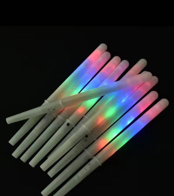 LED-suikerspinstokjes met 6 standen - Ideaal voor kinderfeestjes!
