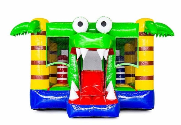 Springkussen bounce krokodil multiplay