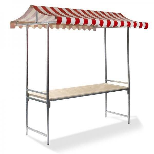 Marktkraam te huur, groot 240 x 80