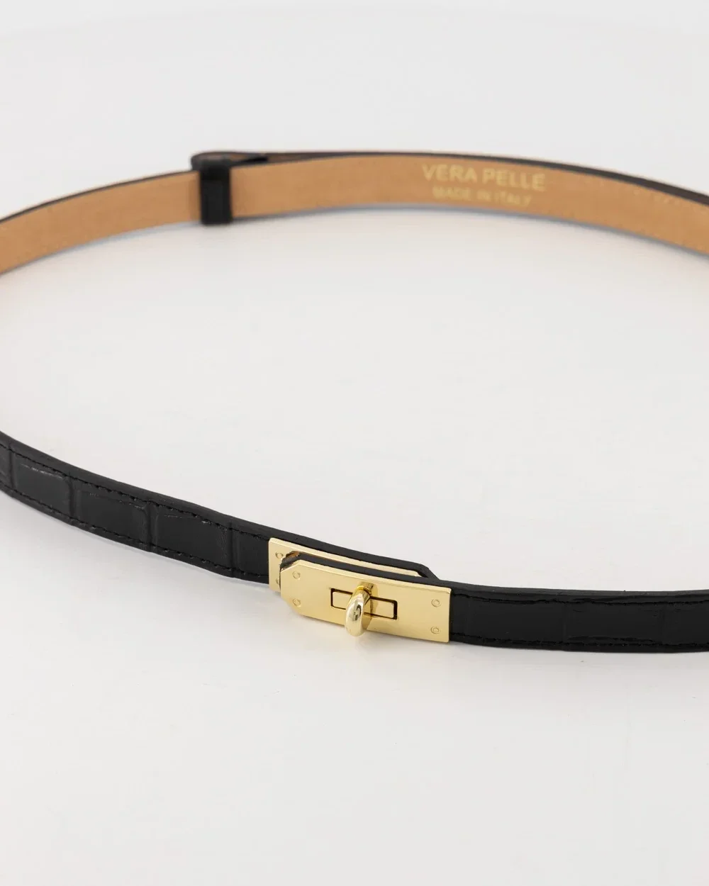 Riem croco zwart