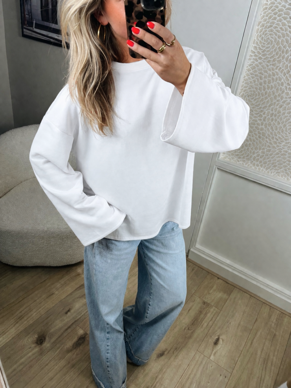 Longsleeve wit