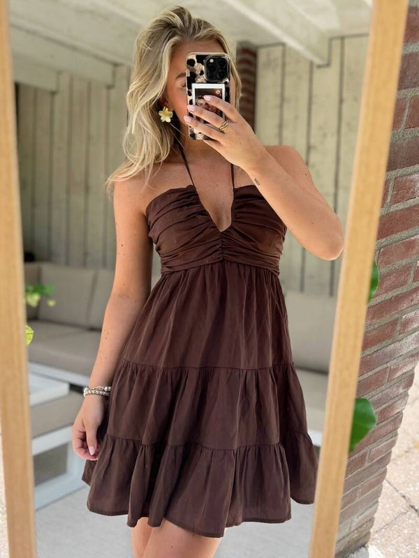 Jurkje halter bruin