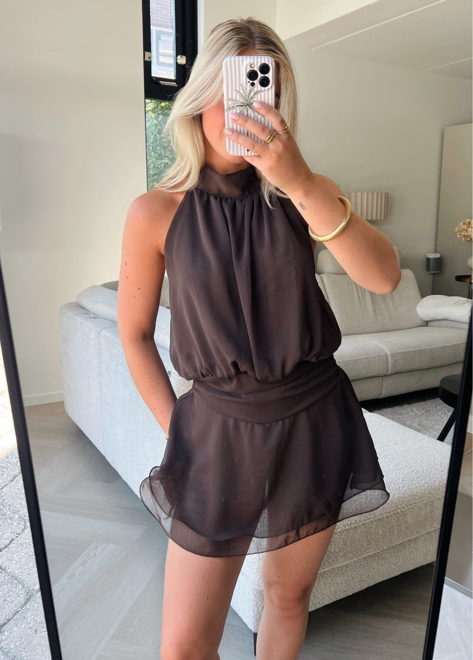 Playsuit bruin