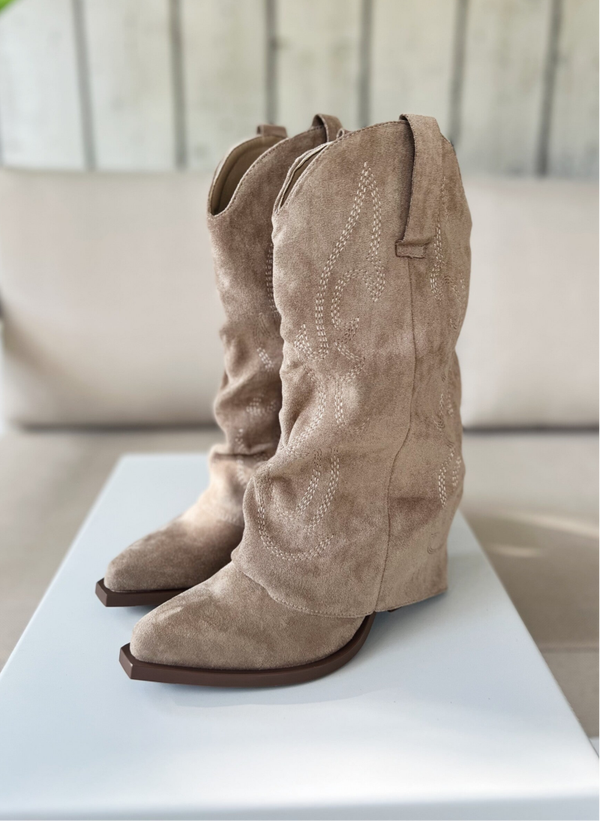 Cowboylaarzen overslag