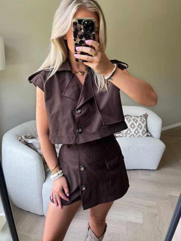 Trenchcoat top