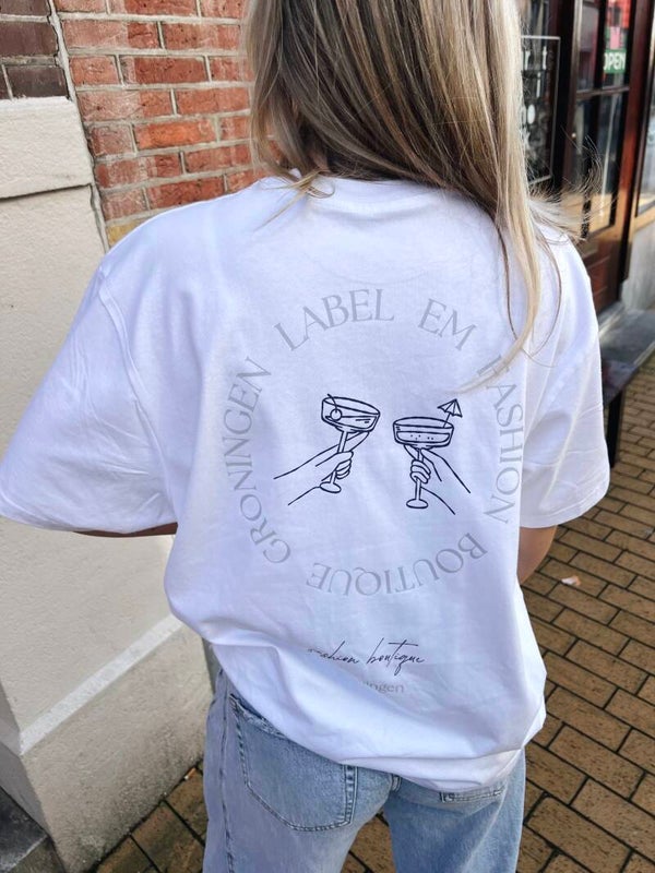 Label Em shirt cheers blauw