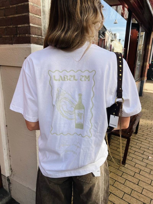 Label Em shirt oyster groen