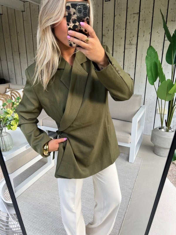 Blazer overslag Ambika groen