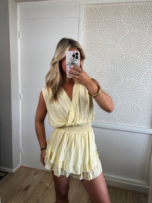 Playsuit geel