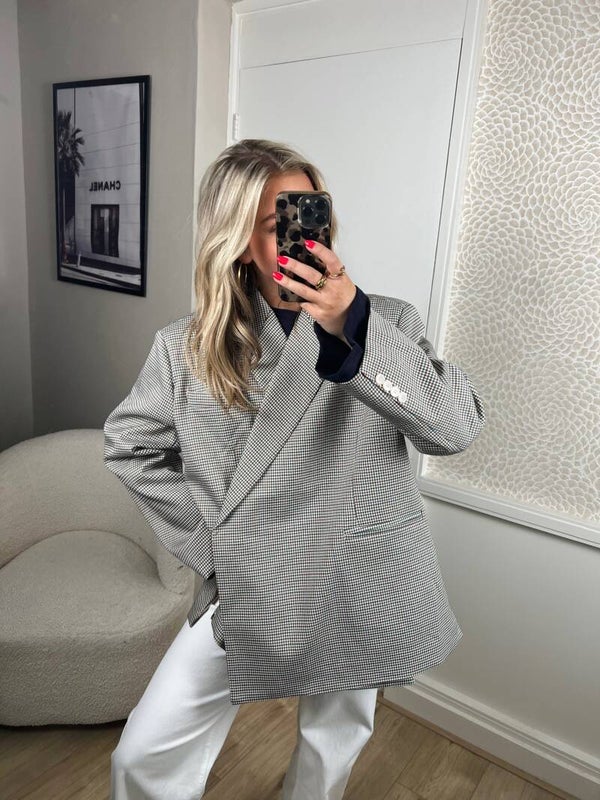 Blazer Jasmijn ruit kleurtjes