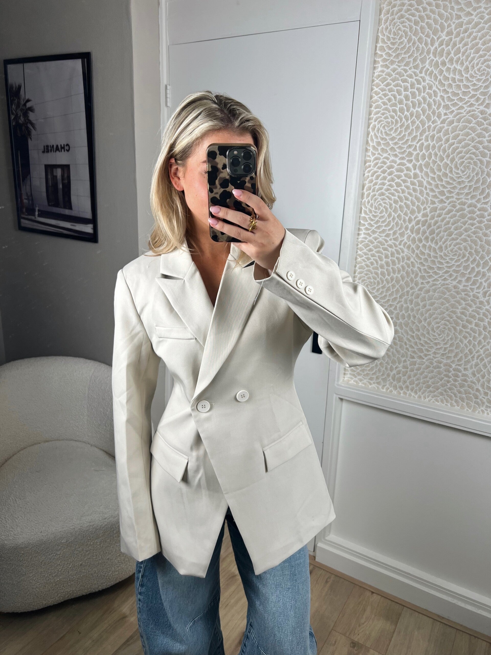 Blazer getailleerd beige Ambika Silvi