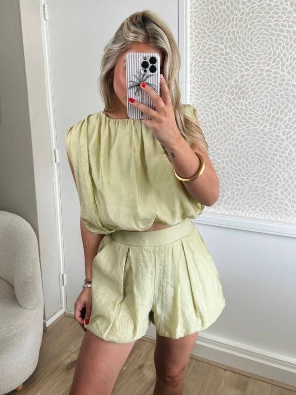 Short groen set