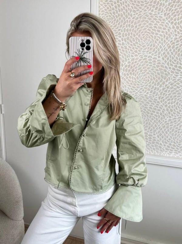 Blouse licht groen