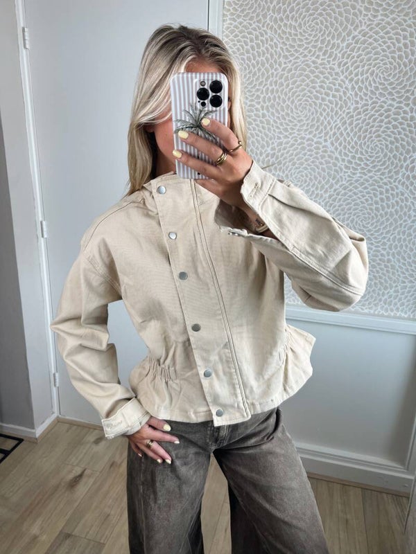 Jasje denim beige