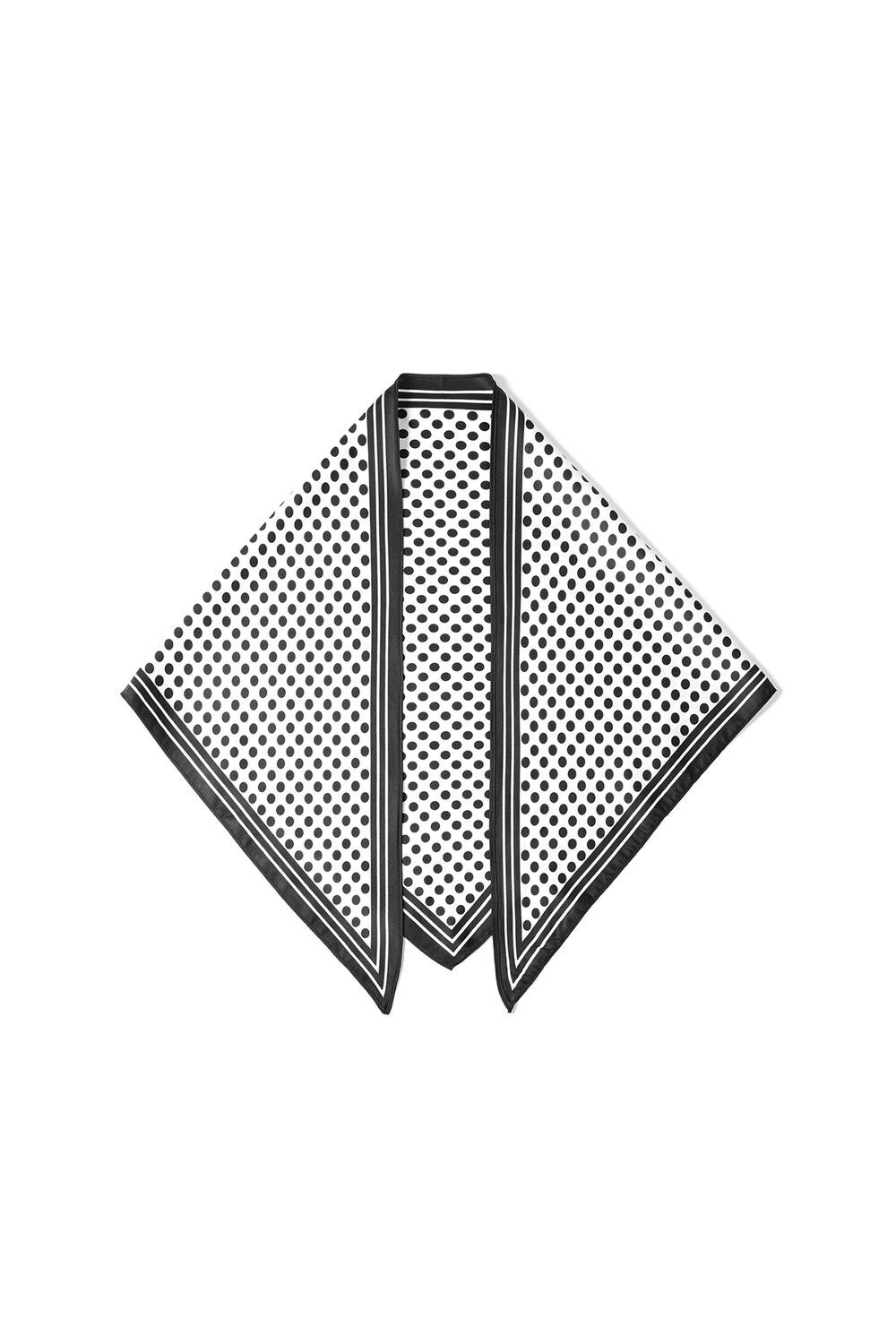 Heup sjaaltje stip wit