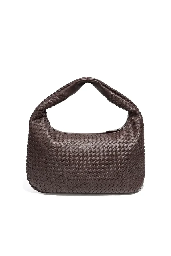 Tas bruin leer look