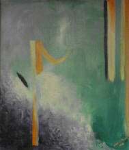 Titel: Zonder titel Afmetingen werk: 63x73 Afmetingen lijst: Techniek: Acryl op doek Prijs: op aanvraag