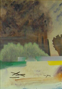 Titel: Onweer in Crest Afmetingen werk: 105x85 Afmetingen lijst: 95x95 Techniek: Acryl op doek Prijs: op aanvraag  