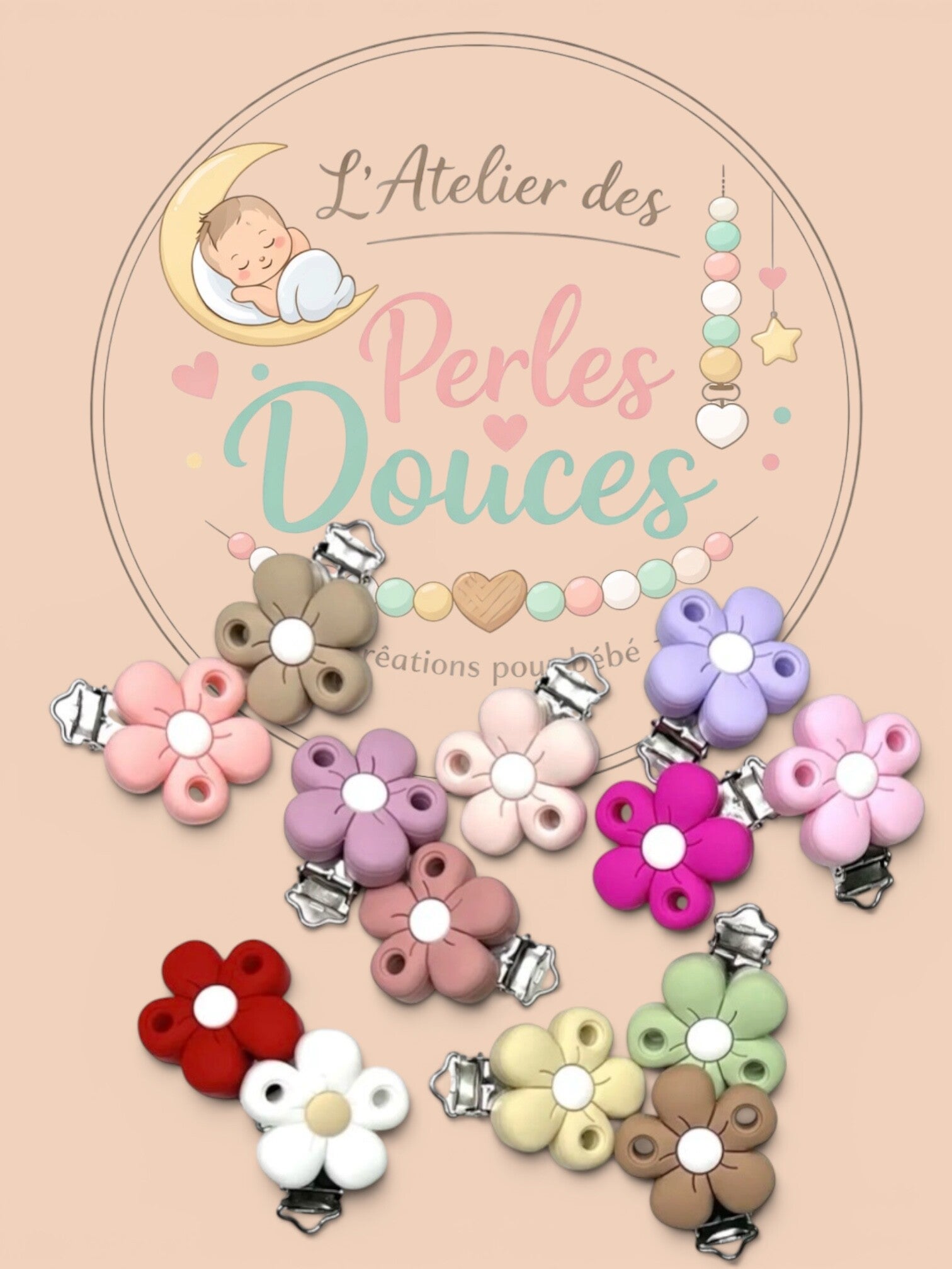 Clips Fleur