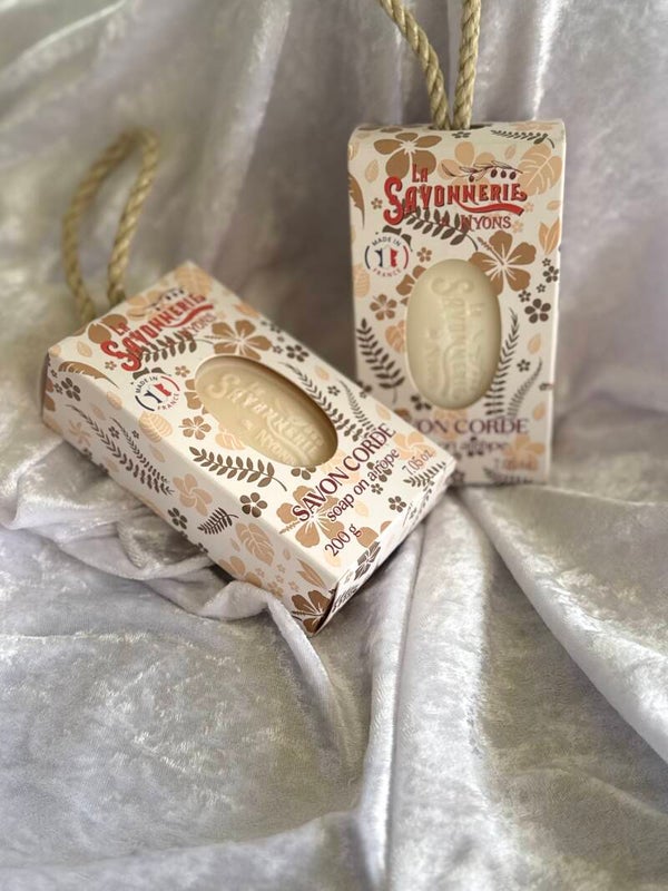Savon à corde lait d'ânesse ou lait de chèvre