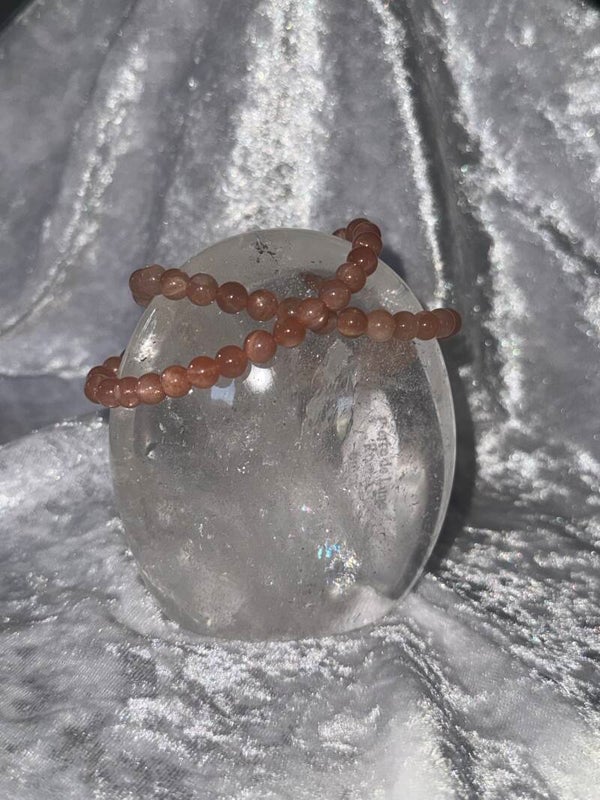 Bracelet Pierre de lune 6mm