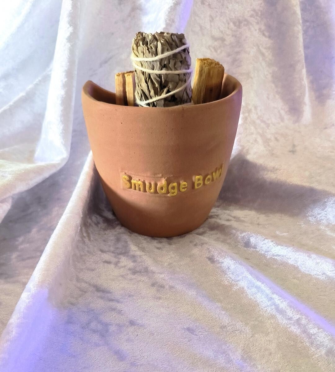 Bol de Fumigation pour Smudge en Terre cuite