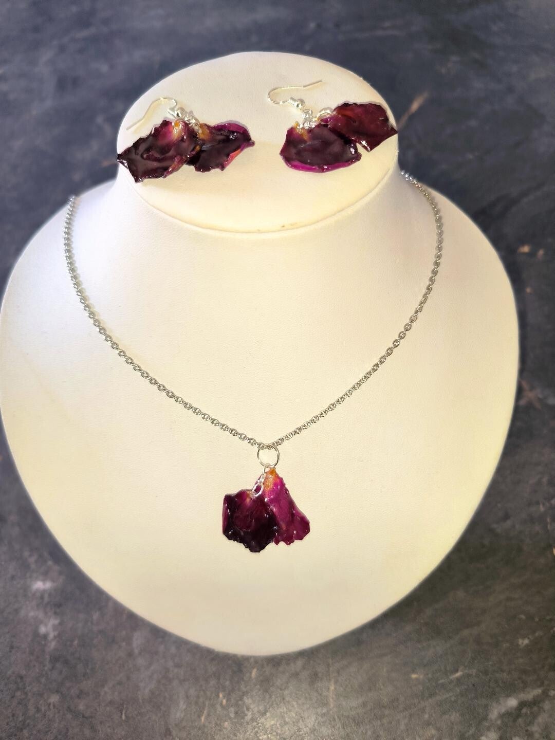 Parure pétales de Rose. ROSE Éternelle