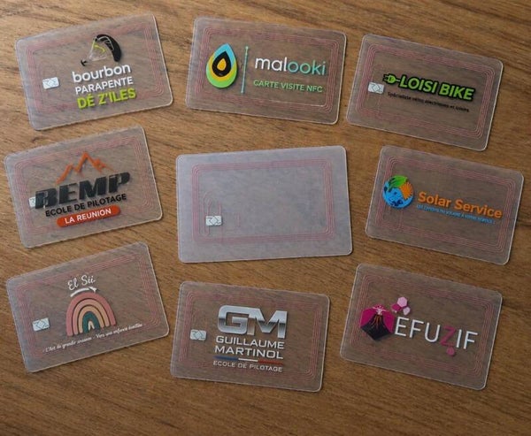 Carte de visite NFC "LA DISCRÈTE"