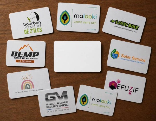 Carte de visite NFC "LA WHITE"