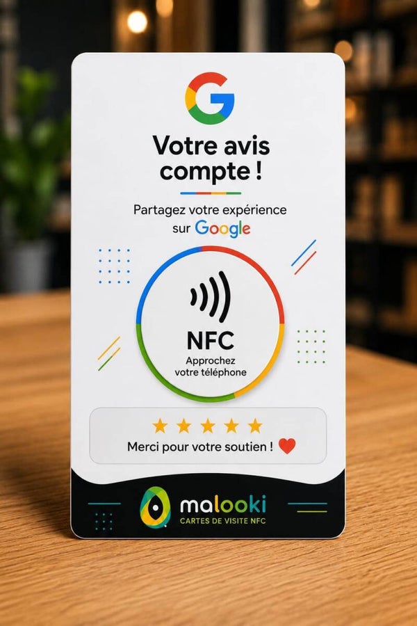 Carte Avis GOOGLE