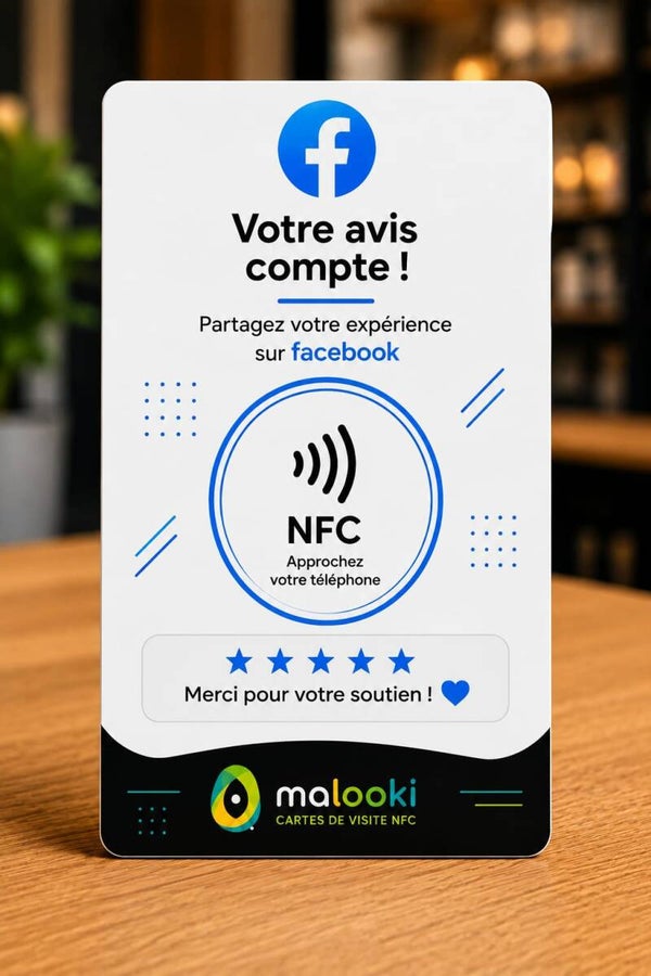 Carte Avis FACEBOOK