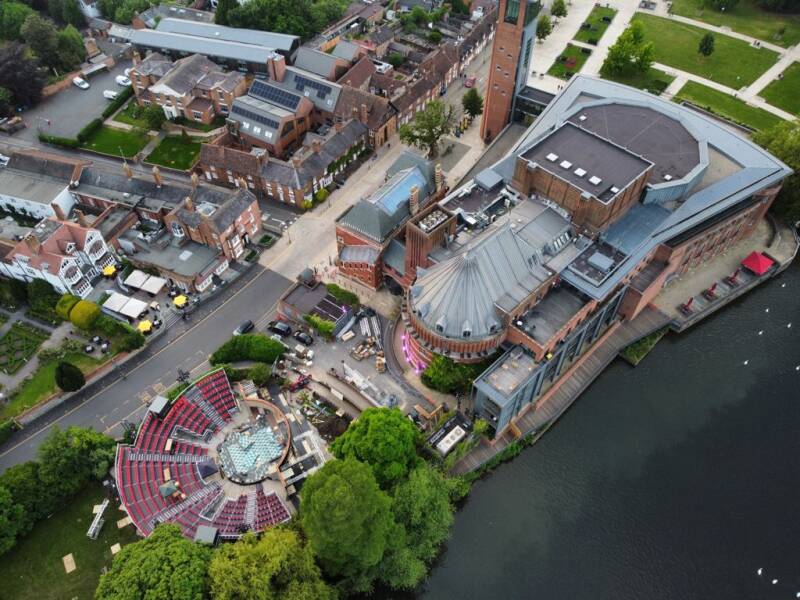 The RSC's Garden Theatre from above