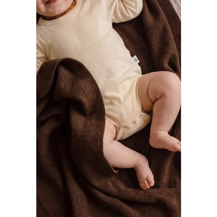 Babydekentjes/kinderdekentjes Gebreid - Merinowol