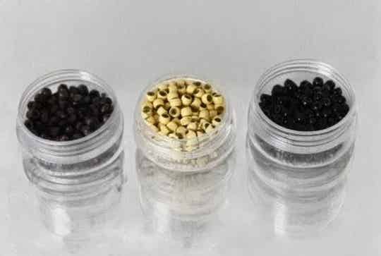 Silicone Lined Nano Ring/ Beads (200pcs)