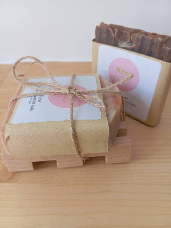 Coffret porte savon bois
