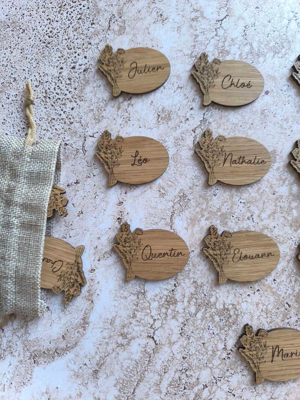 Marque place bouquet