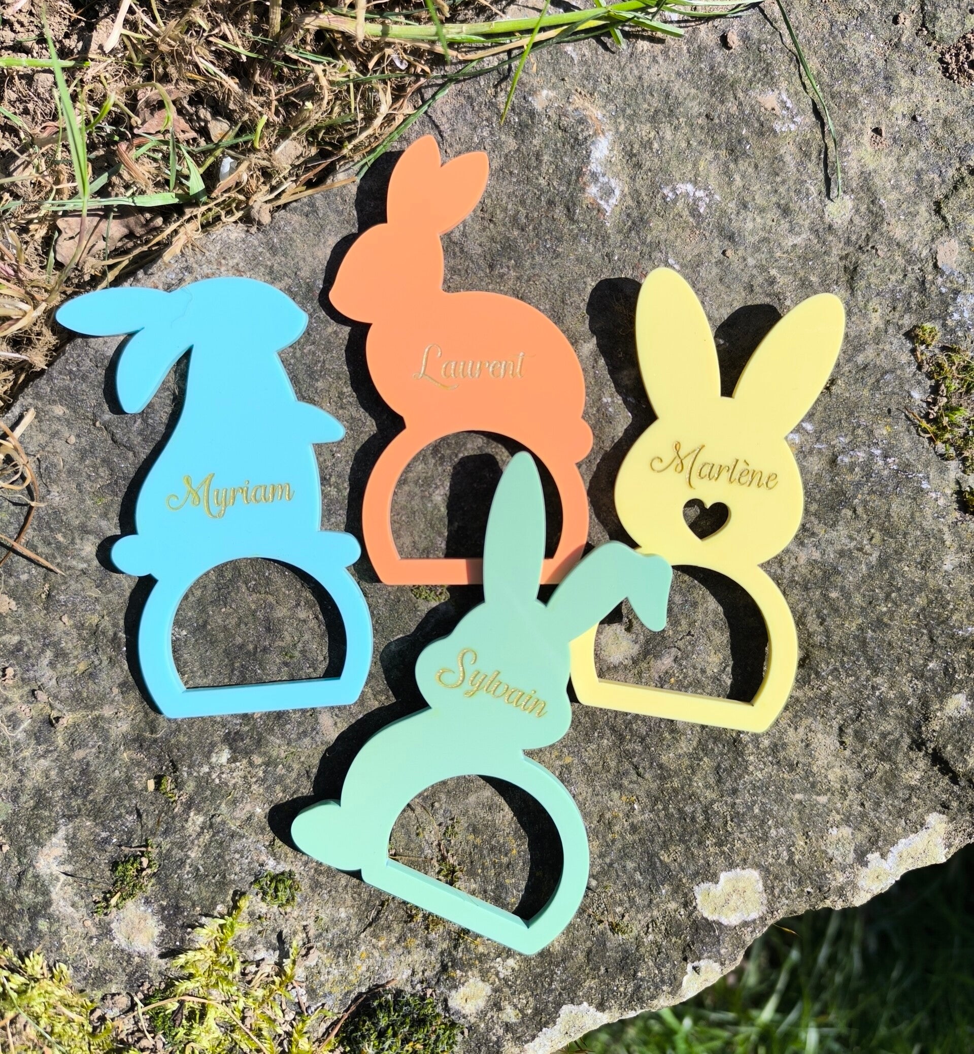 Rond de serviette personnalisé