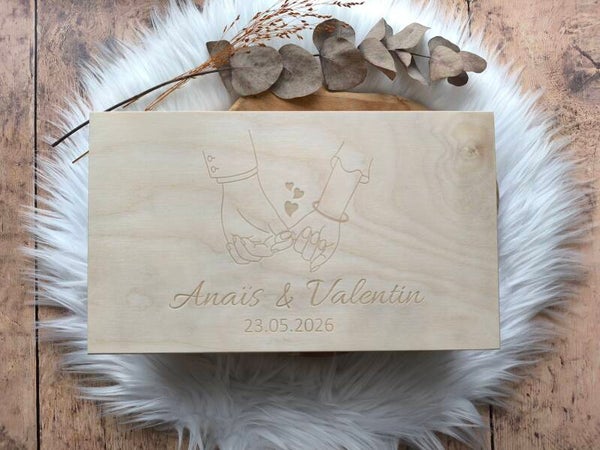 Boîte à souvenirs mariage