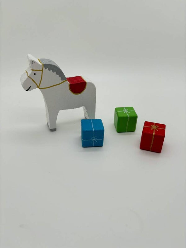 Paard met cadeautjes
