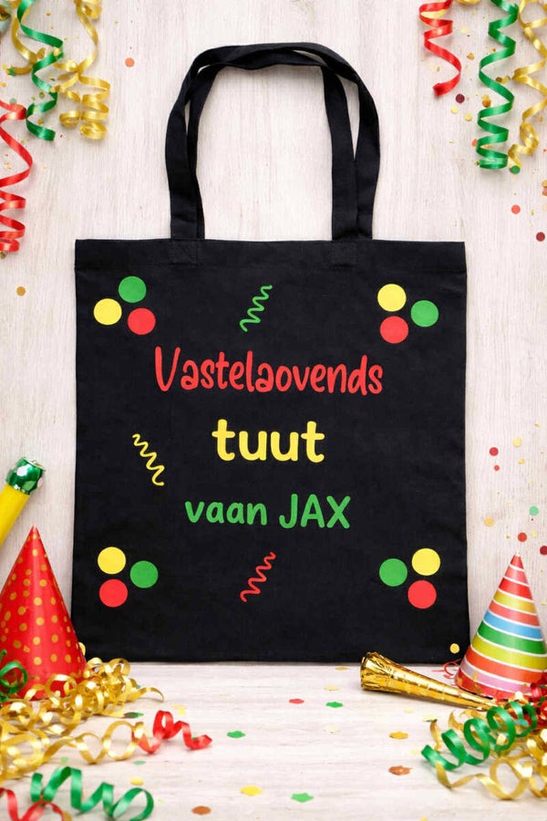 Katoenen tas voor carnaval - Gepersonaliseerd (31x36 cm)