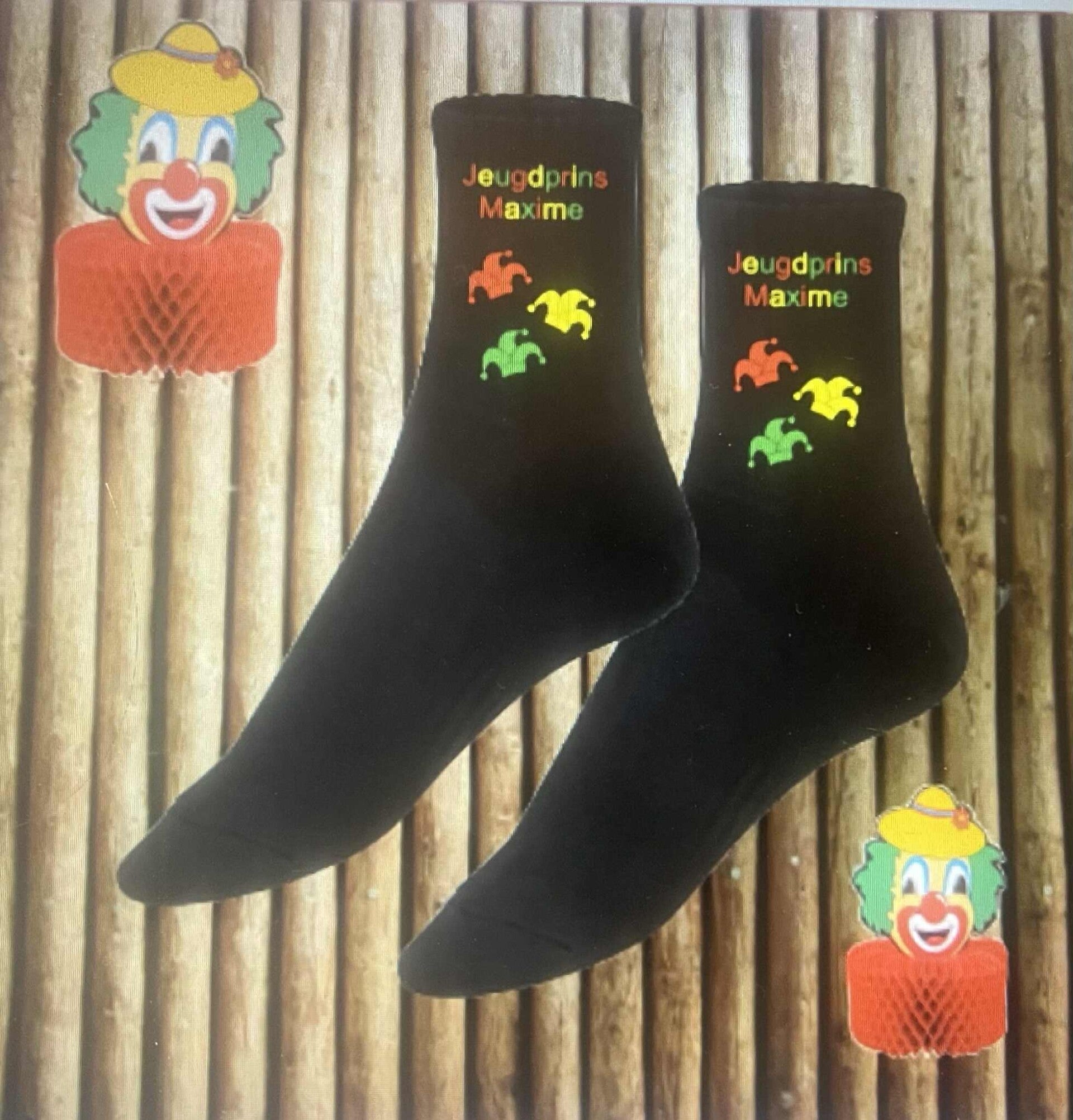 Gepersonaliseerde carnavalssokken