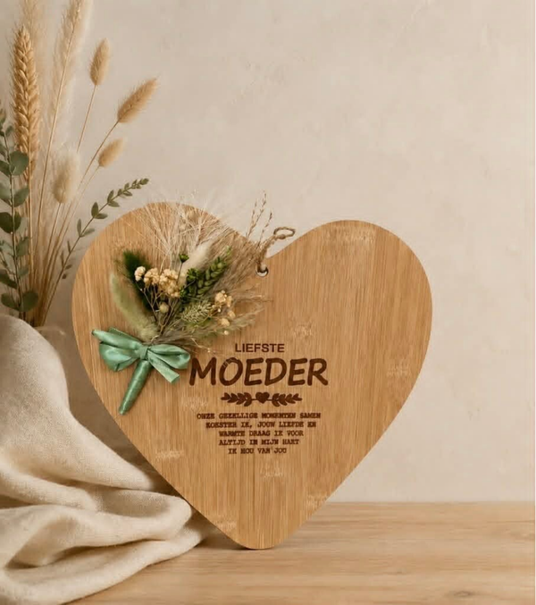 Uniek houten hart