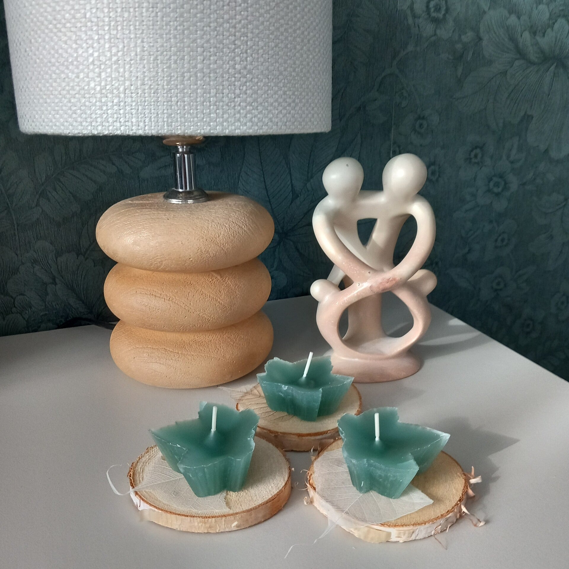 Bloemenkaars blad (set van 6)