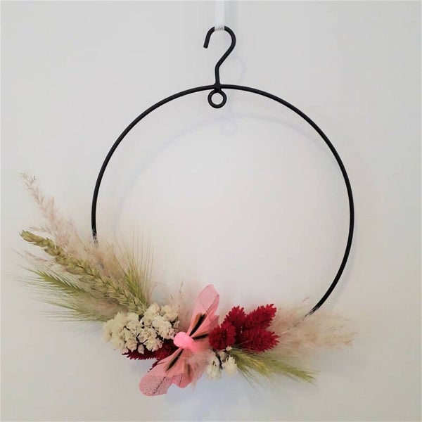 DIY- Droogbloemen muurring