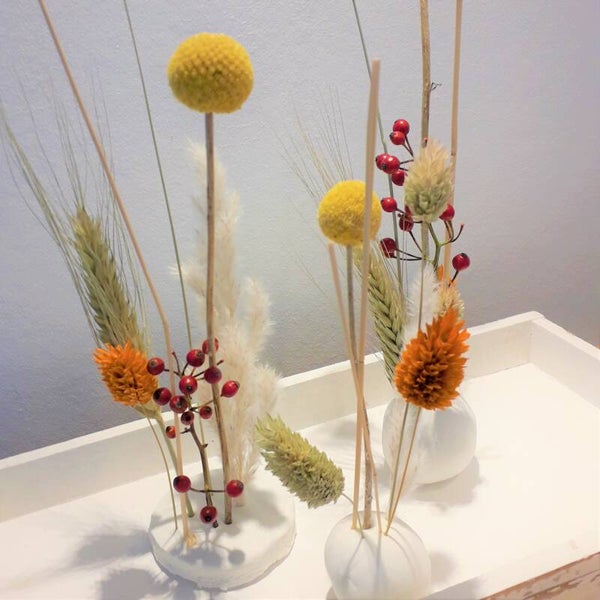 DIY- Droogbloemen kleistandaard