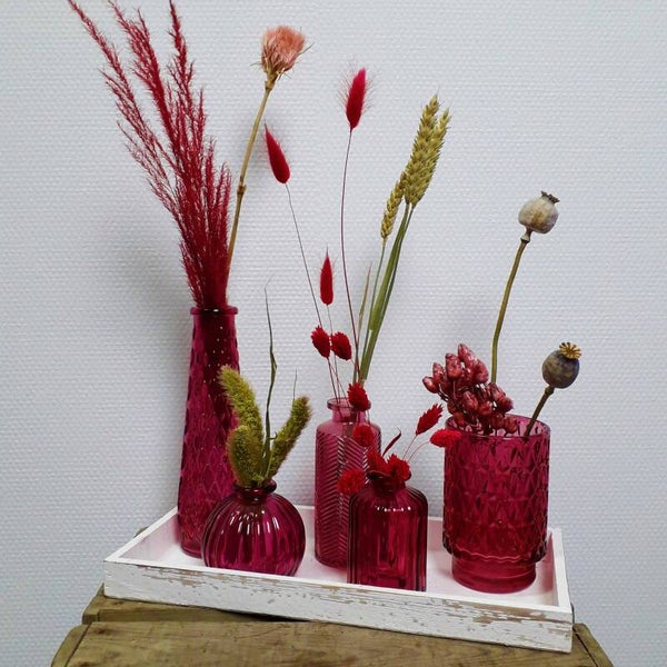 DIY Vaasjes mix - Gutsy cerise