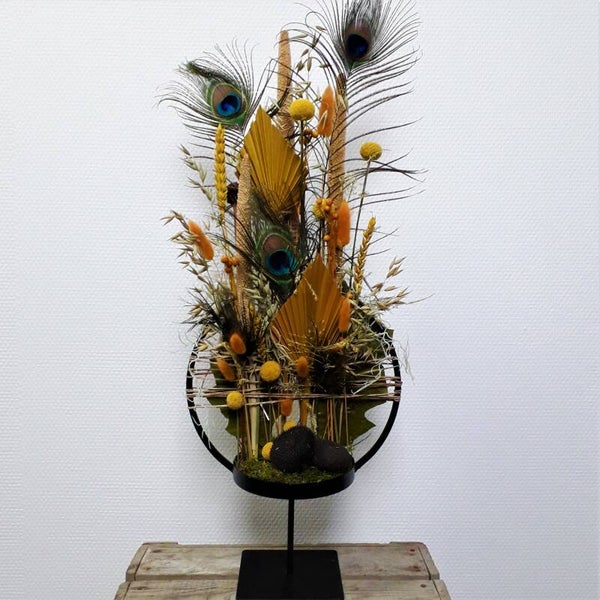 Trend ring op voet I Golden glow