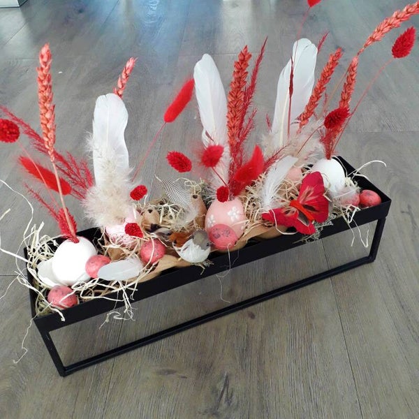 DIY Voorjaarsarrangement-  Pretty pink