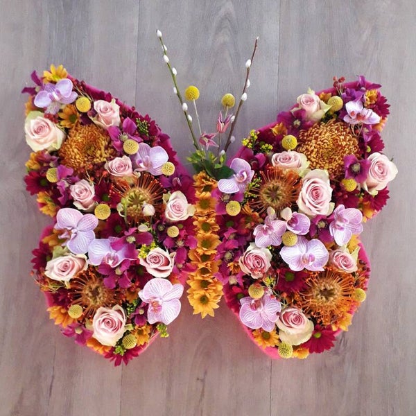 Rouwarrangement - Vlinder